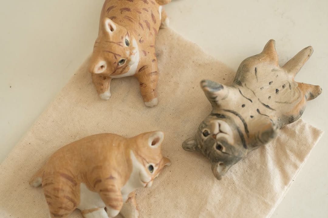 Custom Ceramic Cat Figurine - Pawttery