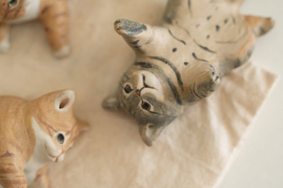Custom Ceramic Cat Figurine - Pawttery