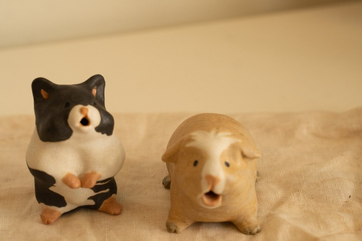 Custom Ceramic Guinea Pig Figurine - Pawttery