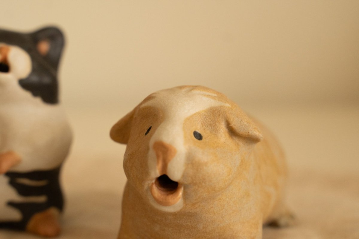 Custom Ceramic Guinea Pig Figurine - Pawttery