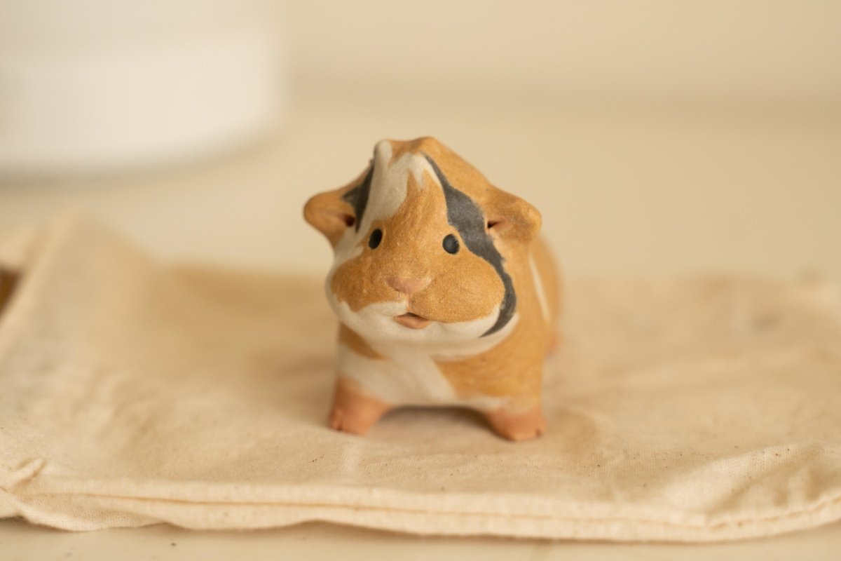 Custom Ceramic Guinea Pig Figurine - Pawttery