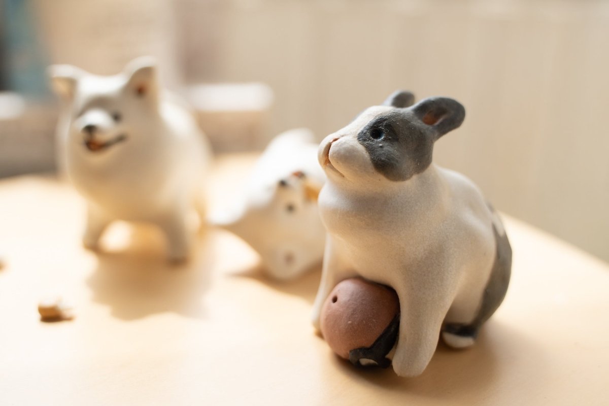 Custom Ceramic Rabbit Figurine - Pawttery