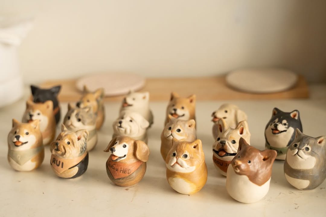 Custom Roly - poly Cat - Pawttery