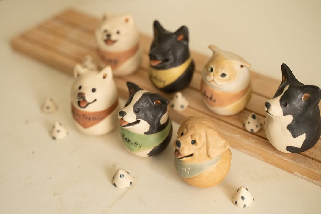 Custom Roly - poly Dog - Pawttery