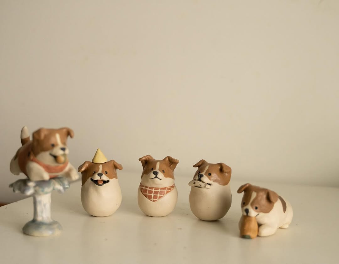 Custom Roly - poly Dog - Pawttery