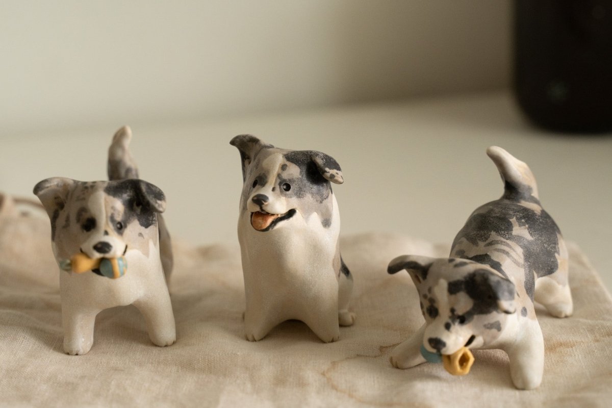 Mini Me Trio – 3 Custom Ceramic Pets - Pawttery