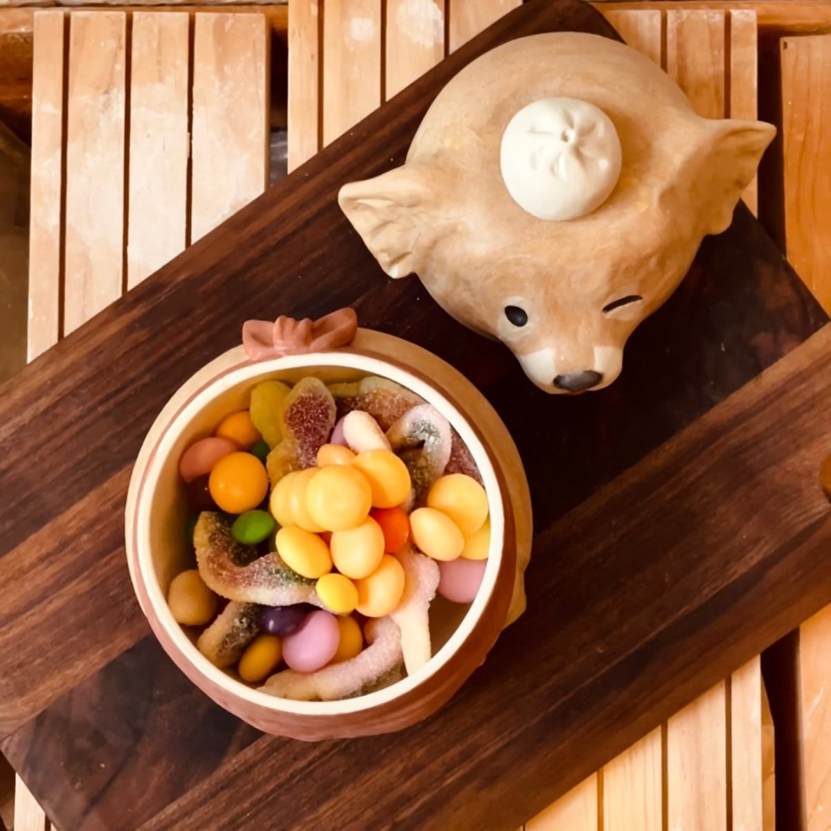 Personalized Ceramic Treat Jar - Pawttery