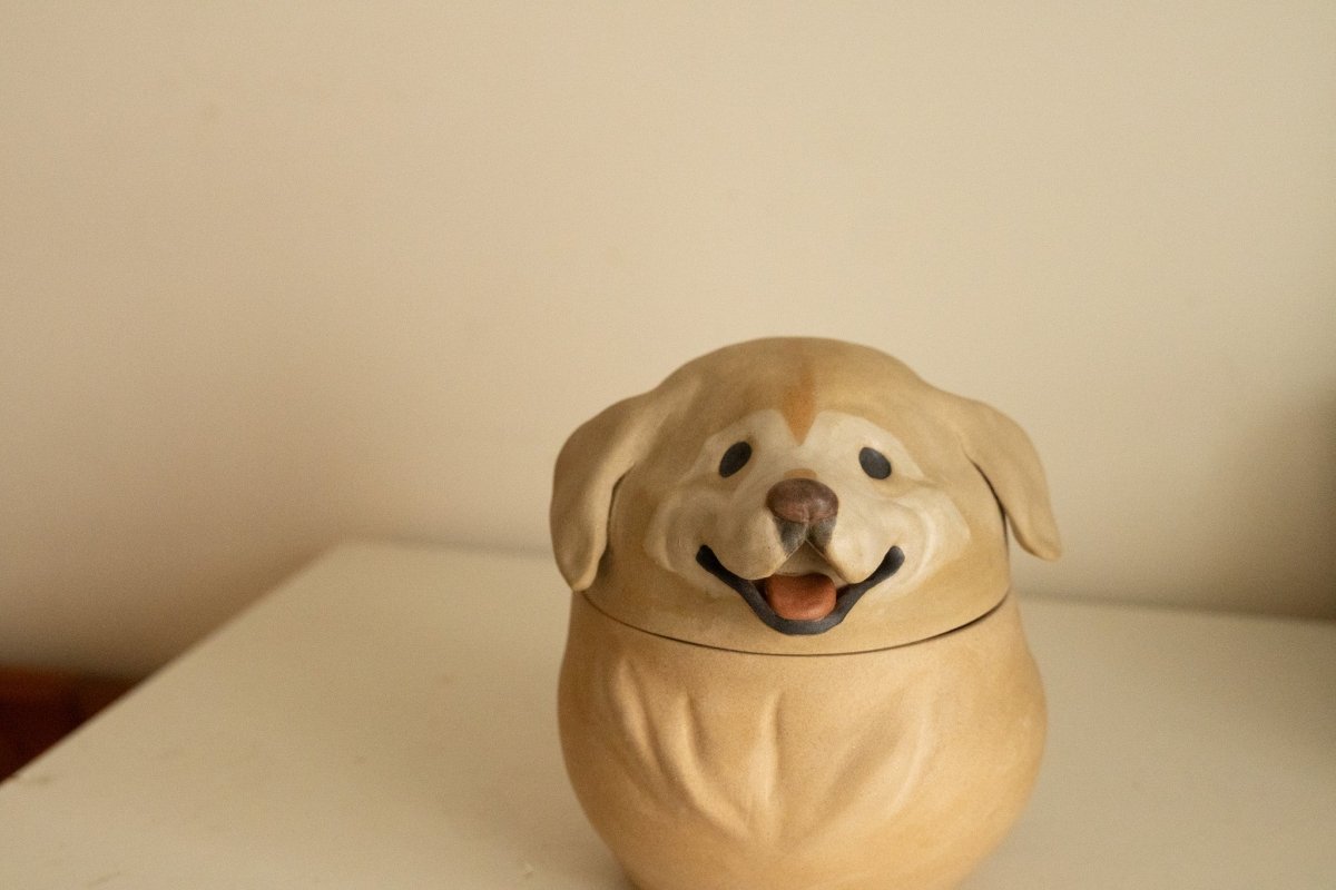 Personalized Ceramic Treat Jar - Pawttery