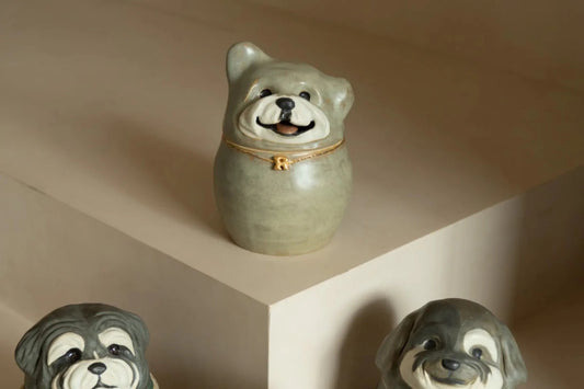100% Custom Pet - Shaped Memorial Urn - Pawttery