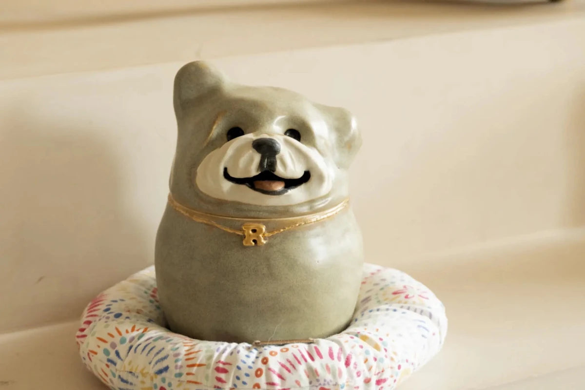 100% Custom Pet - Shaped Memorial Urn - Pawttery
