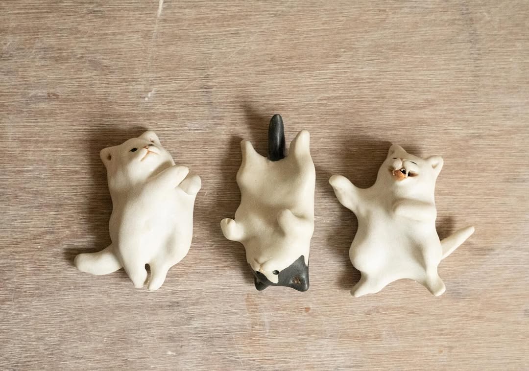 Custom Ceramic Cat Figurine - Pawttery
