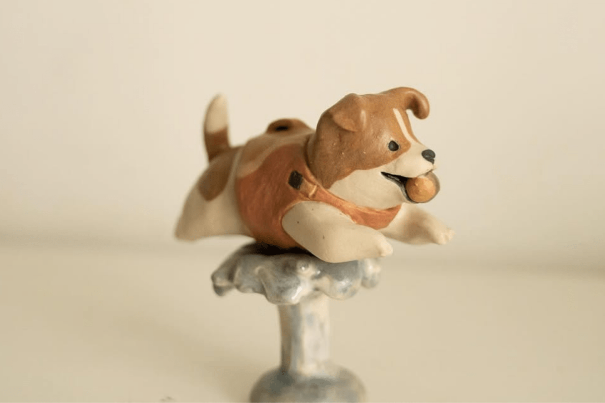 Custom Ceramic Dog Figurine - Pawttery