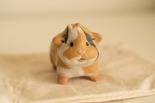 Custom Ceramic Guinea Pig Figurine - Pawttery