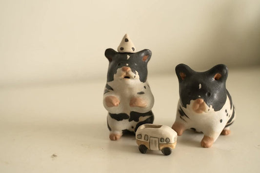 Custom Ceramic Hamster Figurine - Pawttery