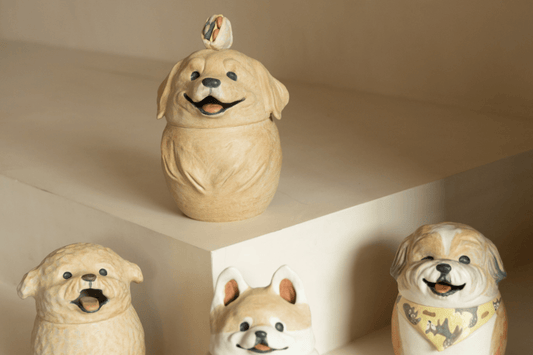 Custom Ceramic Pet Jar– Handmade Keepsake That Looks Like Your Pet - Pawttery