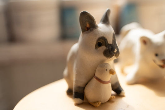 Custom Ceramic Rabbit Figurine - Pawttery