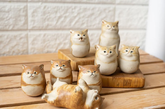 Custom Roly - poly Cat - Pawttery