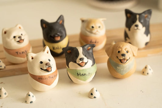 Custom Roly - poly Dog - Pawttery