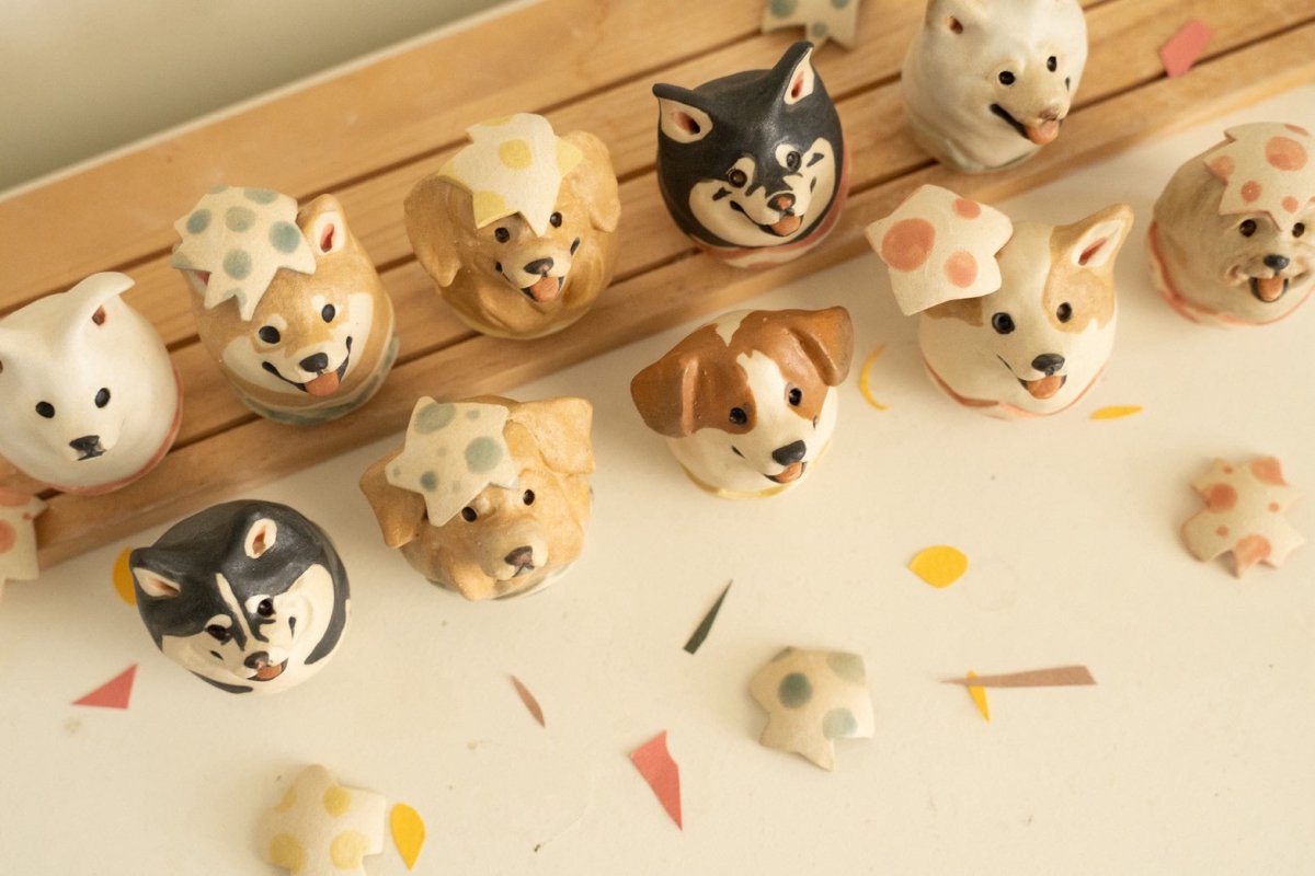 Dotted Easter Roly - poly - Pawttery