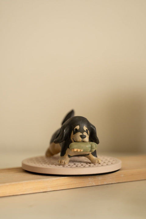 Sausage dog & dino buddy